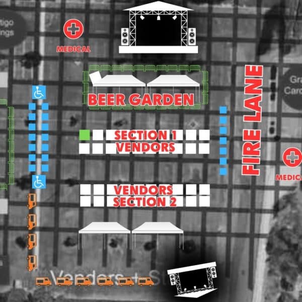 10' x 10' Vendor Space 1A - Image 2