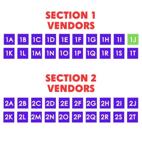 10' x 10' Vendor Space 1J