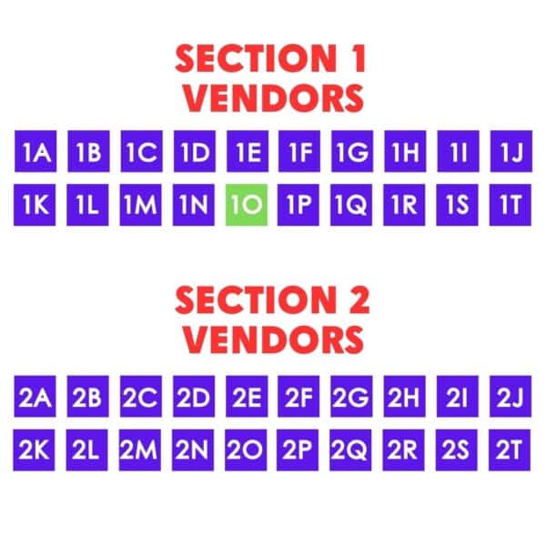 10' x 10' Vendor Space 1O