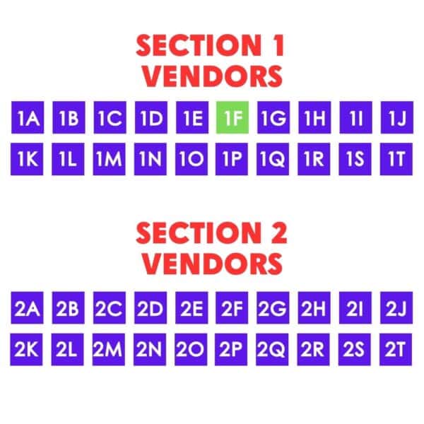 10' x 10' Vendor Space 1F