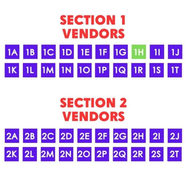 10' x 10' Vendor Space 1H