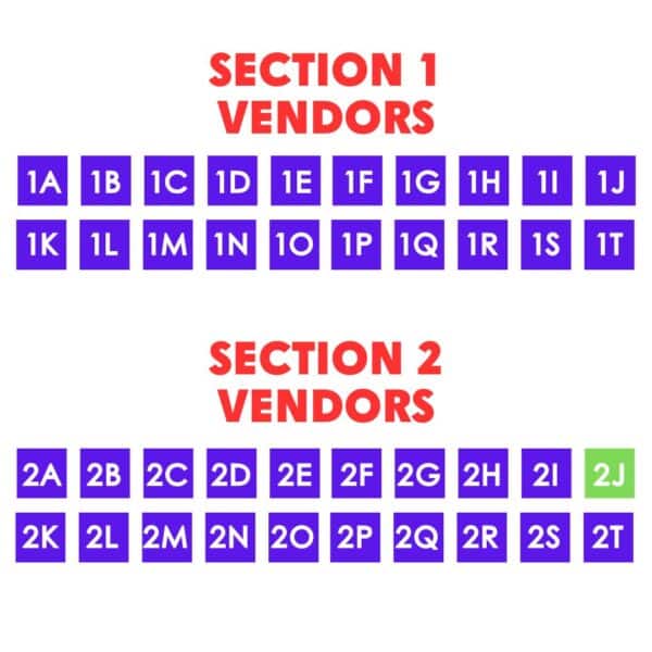 10' x 10' Vendor Space 2J