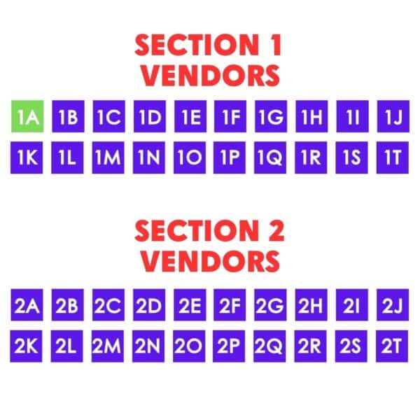 10' x 10' Vendor Space 1A